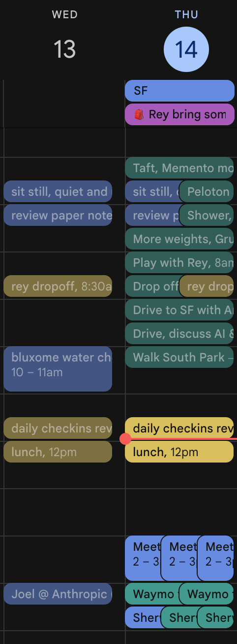 uploaded to calendar